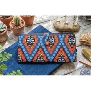 Vera Bradley Slim Travel Organizer Wallet, Marrakesh Beads Print